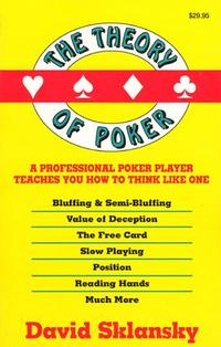 Pokerin teoria (The Theory of Poker) -kirja (Englanti)